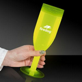 4 1/2 Oz. Glow Champagne Glass - Yellow